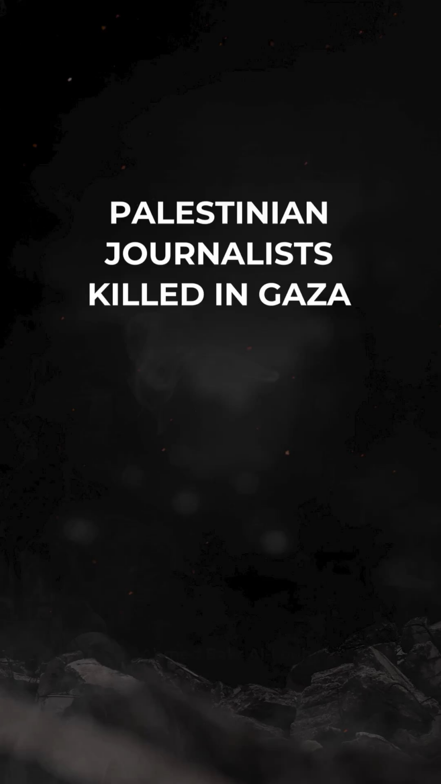 These are the names of 274 Palestinian journalists in Gaza killed by Israel since October 7, 2023. It’s the deadliest war for media workers in history. (It takes 5 and a half minutes)