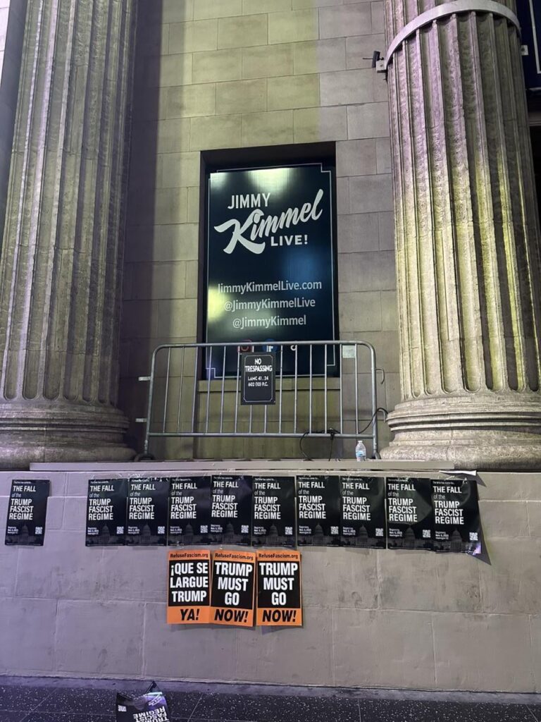 Live outside the Jimmy Kimmel live Theater in Hollywood