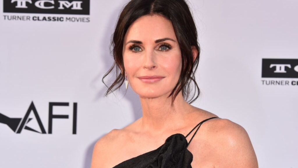 Courteney Cox, 61, Turns The Sexy Up In A Silk Robe