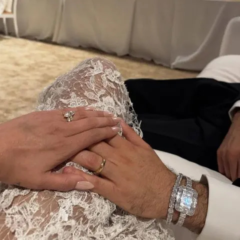 Benny Blanco/Instagram Selena Gomez and Benny Blanco wedding photo