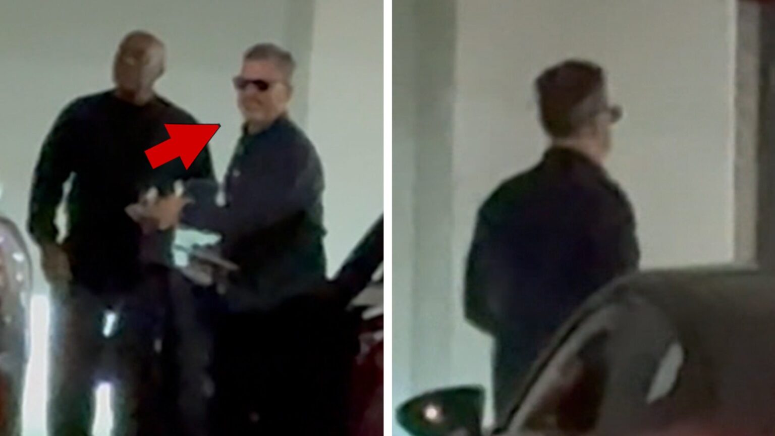 Jimmy Kimmel Pops Up With Security at Lawyers' Offices After Suspension
