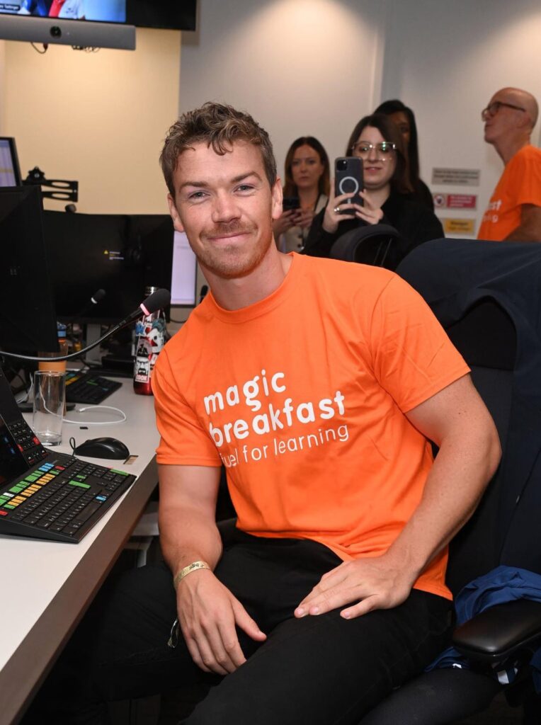 Will Poulter during the BGC Group Charity Day, on behalf of Magic Breakfast, to help raise millions for good causes in memory of BGC's colleagues lost on 9/11. (September 11, 2025)