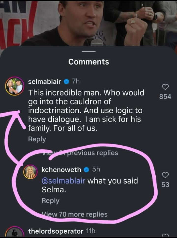 Selma Blair and the Cauldrons of Indoctrination
