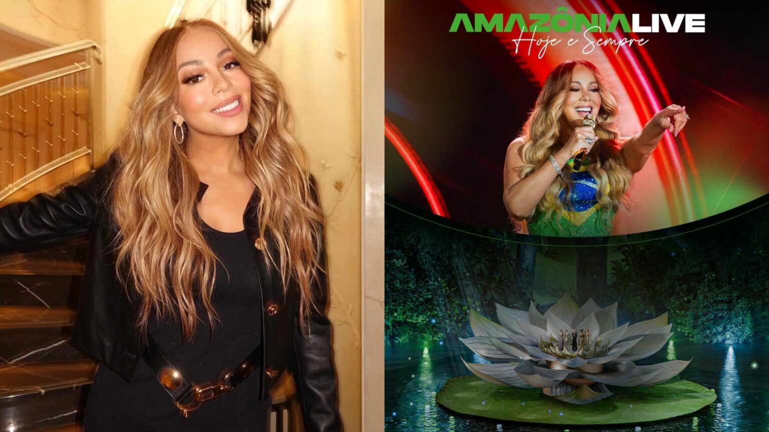 Mariah Carey to perform a free concert in the Amazon Rainforest on a floating stage to spotlight the climate crisis. The concert will be broadcast across Brazil with local artists opening the show.