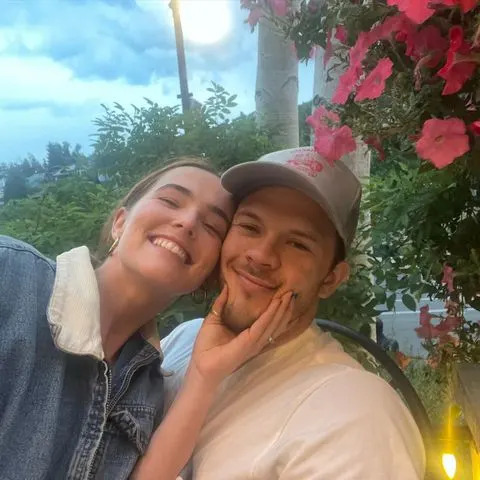 Jimmy Tatro/Instagram Zoey Deutch and Jimmy Tatro in November 2021.