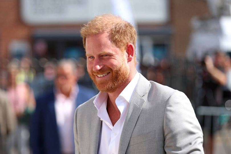 Prince Harry beams on charity trip as William carries out separate engagement OK! Magazine