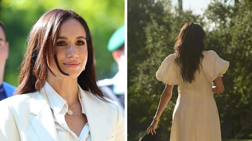 Meghan Markle Rewears a Dreamy Puff-Sleeve Dress in Candid New Photo