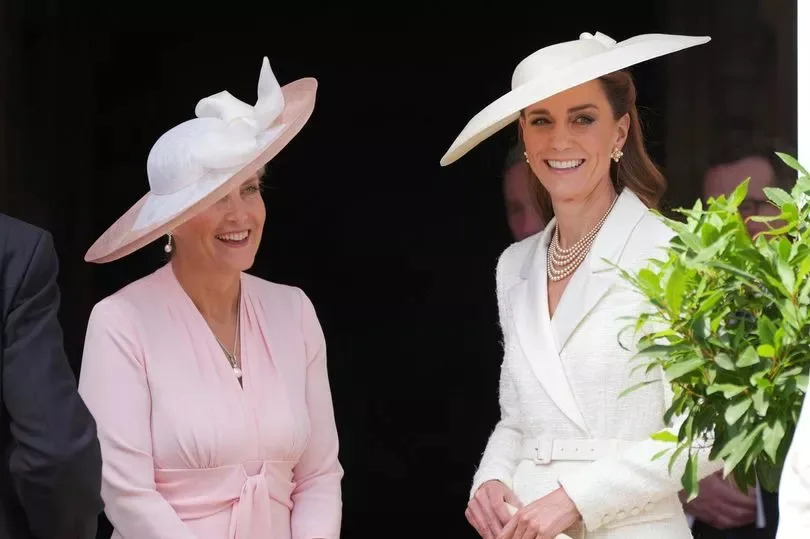 Kate chatted animatedly to Sophie, the Duchess of Edinburgh