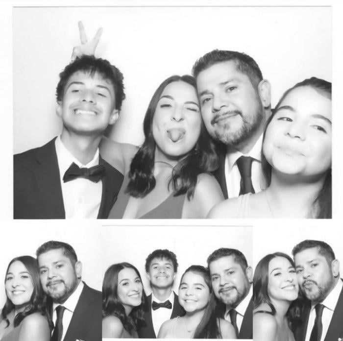 Selena Gomez’s father, Ricardo Gomez, and his family including her sister Victoria Gomez at the wedding