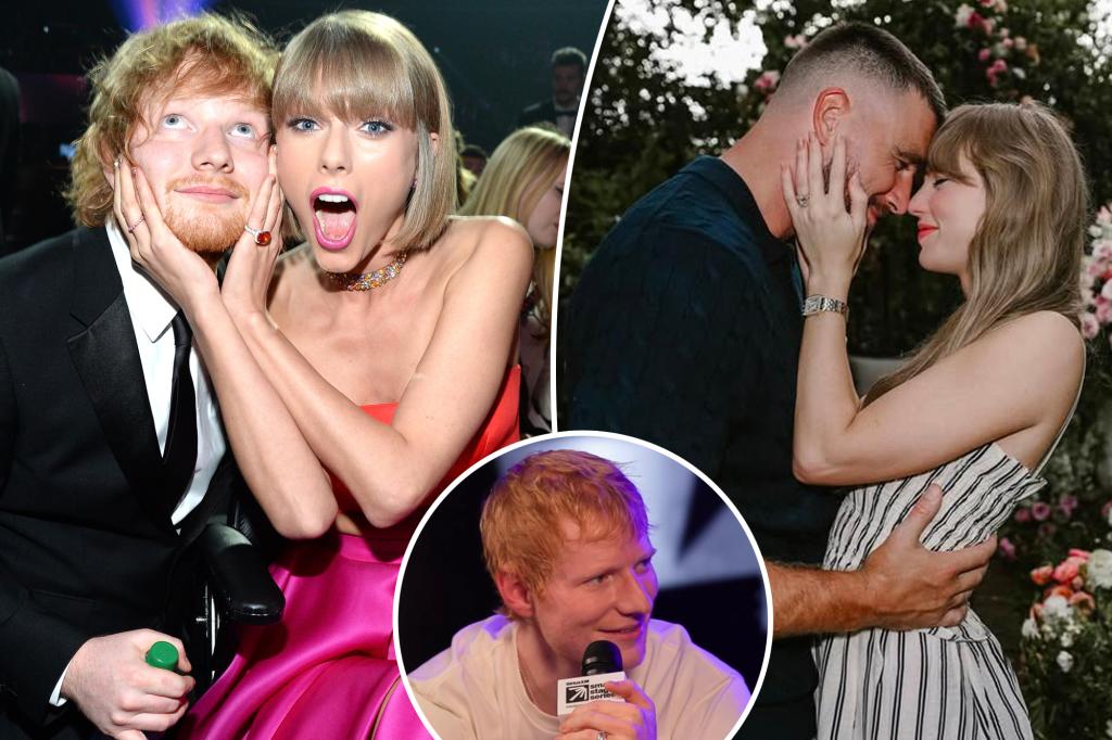 How Ed Sheeran found out about pal Taylor Swift's engagement to Travis Kelce