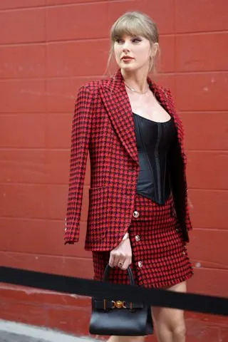 Getty Images Taylor Swift at Arrowhead Stadium on November 10, 2024