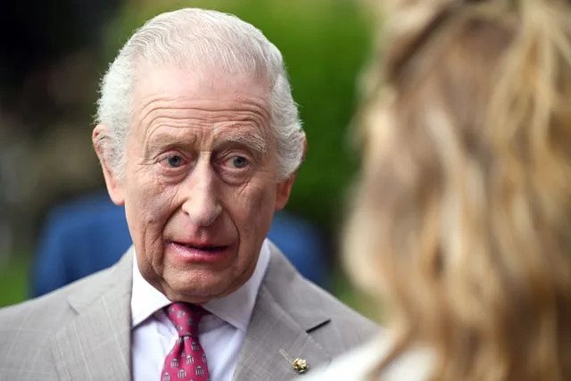 Getty King Charles in Rome, Italy on April 10, 2025