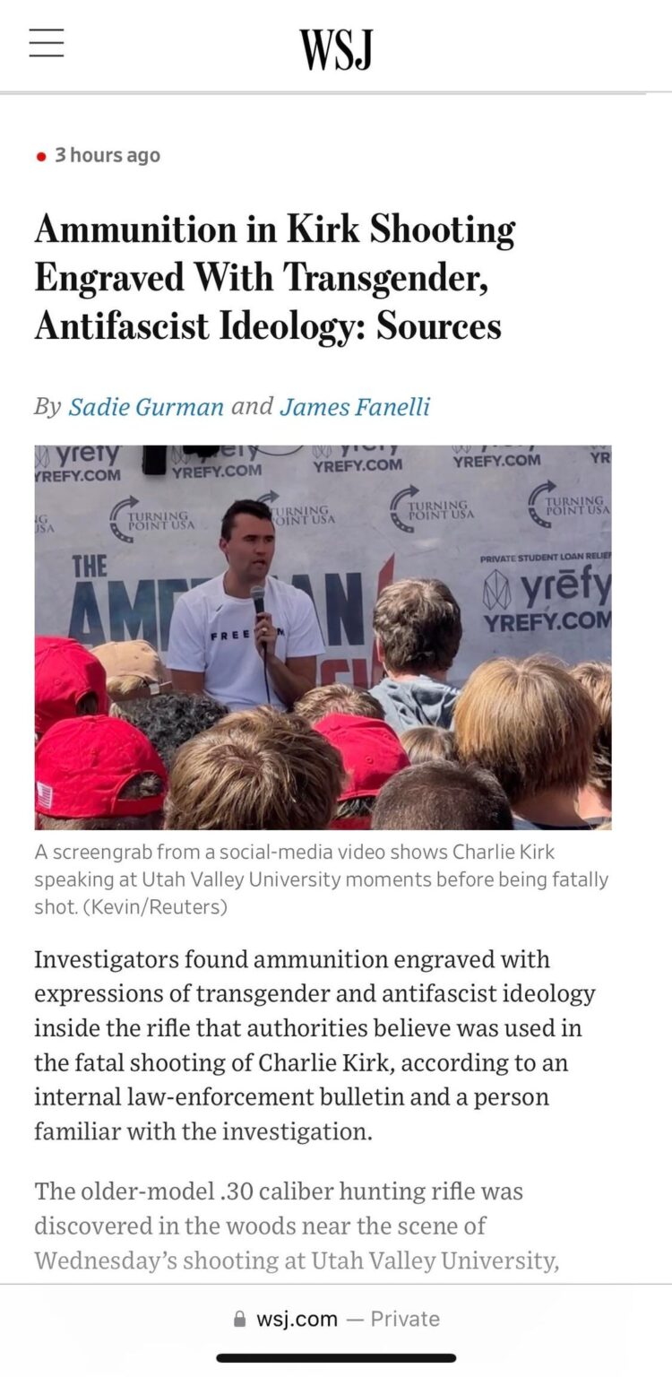 Sadie Gurman and James Fanelli believe it’s their journalistic right to endanger trans people - WSJ