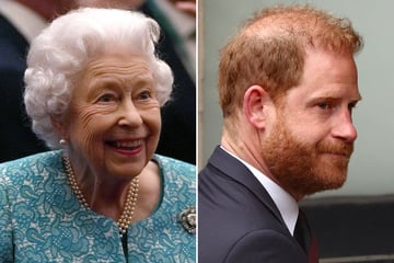 Prince Harry pay respects at Queen Elizabeth's grave on rare visit to the UK