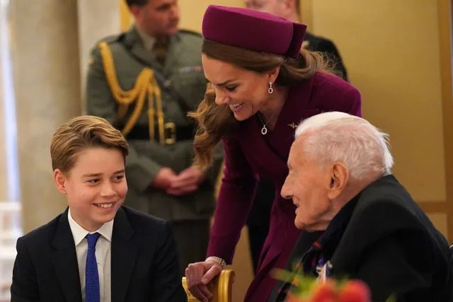 Yui Mok - WPA Pool/Getty  Prince George and Kate Middleton on May 5, 2025
