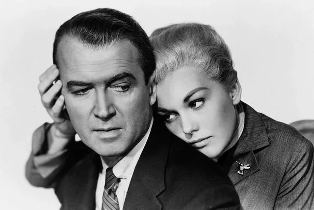 Silver Screen Collection/Getty James Stewart and Kim Novak in 1958's 'Vertigo'
