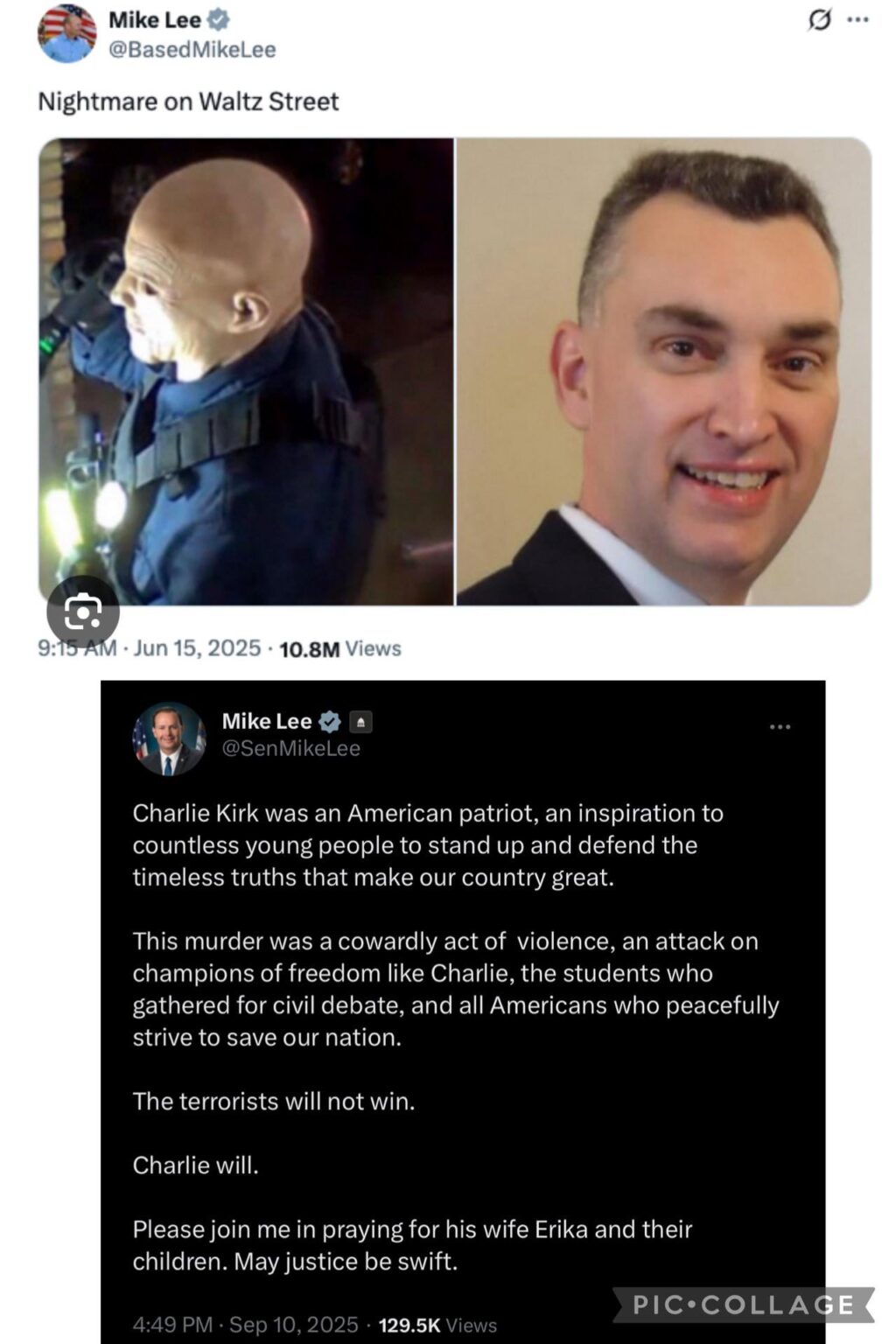 Mike Lee's hypocrisy