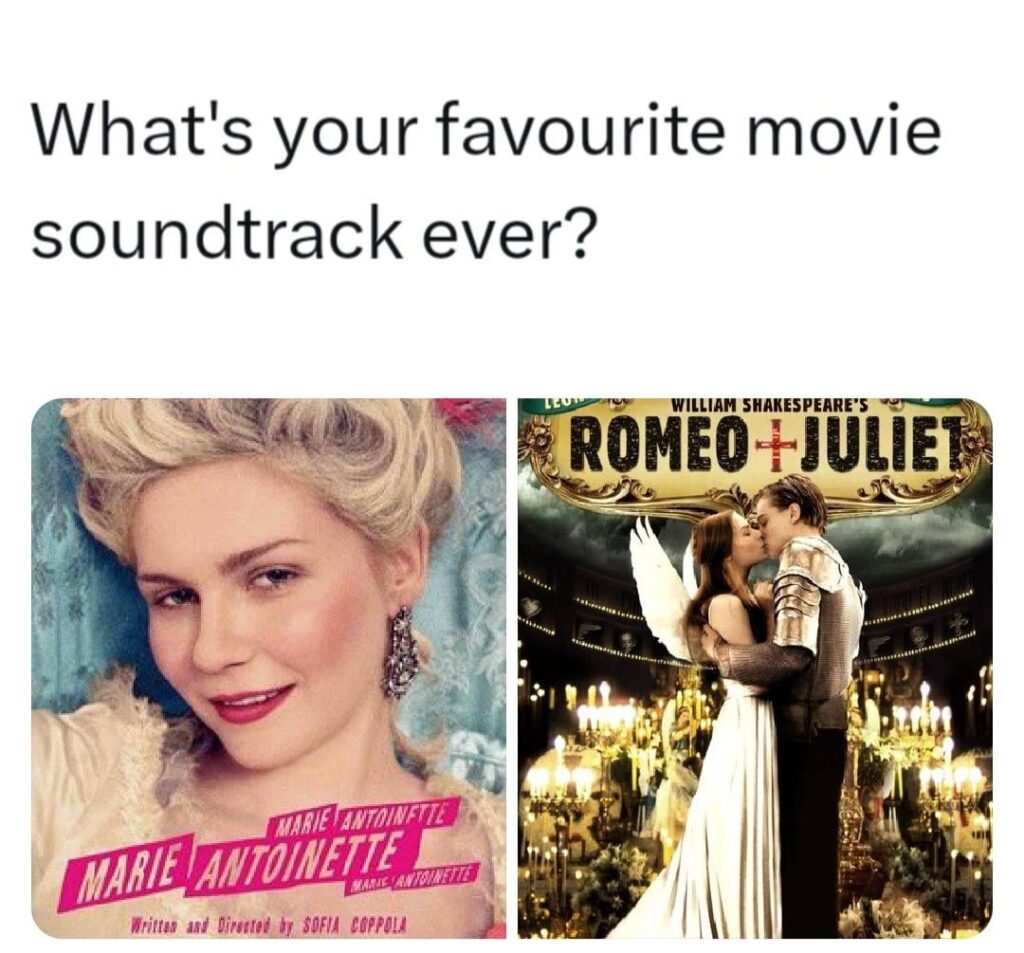What's your favourite movie soundtrack ever?