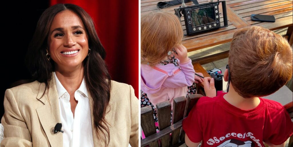 Meghan Markle Shares Behind-The-Scenes Pics Of Lili And Archie On Set
