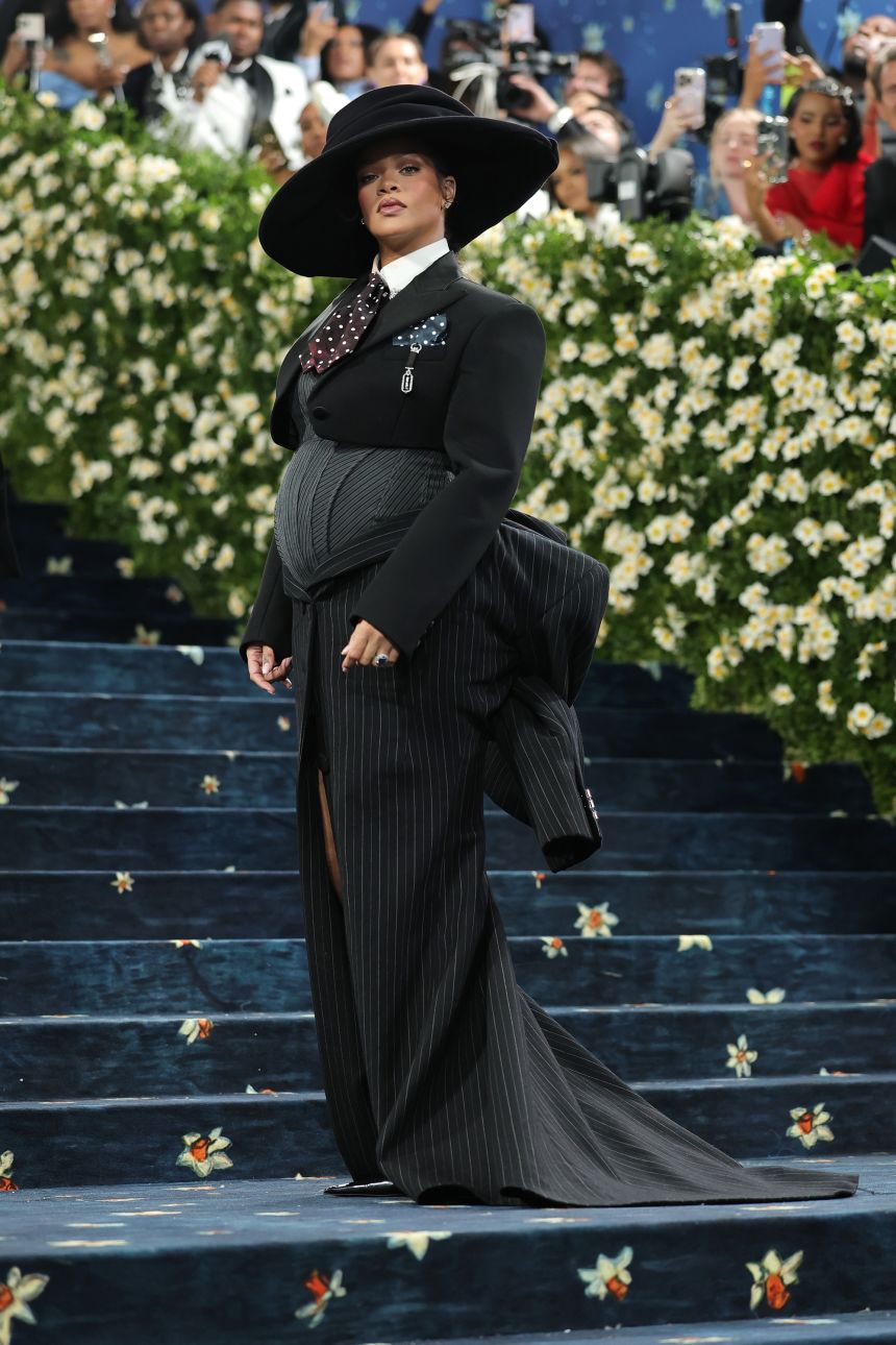 Rihanna attends the 2025 Met Gala Celebrating on May 5 in New York City.