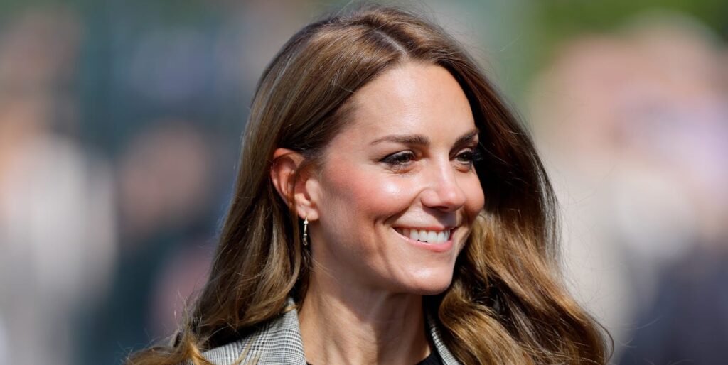 The Princess of Wales means business in British designer suit – and there’s a hidden meaning in the pattern