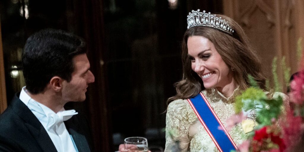 Table talk! Everything we know about the man sat next to The Princess of Wales at the state banquet