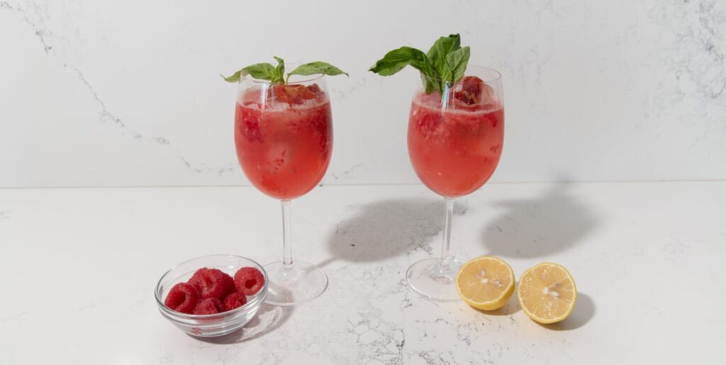 Sparkling Raspberry Lemonade (Inspired by With Love, Meghan)