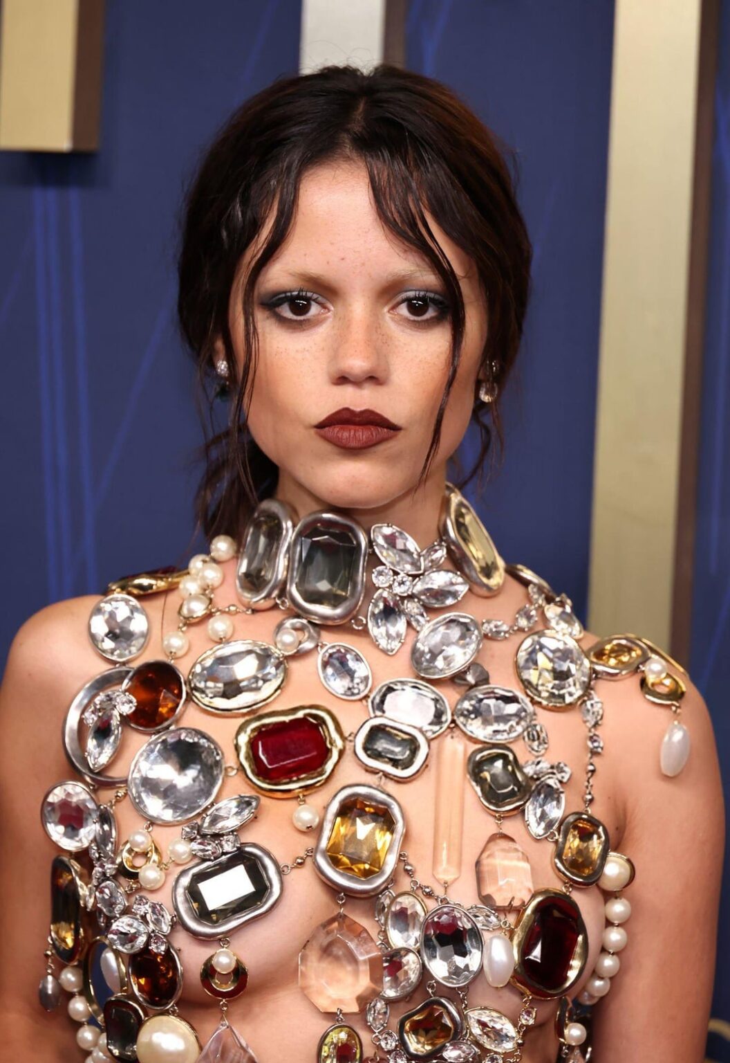 Jenna Ortega at the 2025 Emmy awards