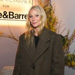 Gwyneth Paltrow at the Brigette Romanek for Crate& Barrel Launch Dinner at Romanek Design Studio on Feb. 20, 2025 in Hollywood,