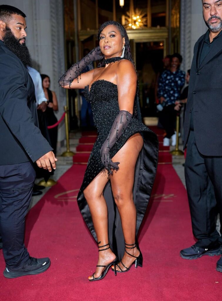 Taraji P. Henson attending Megan Thee Stallion's Pete & Thomas Foundation Gala at Gotham Hall in New York City on July 16, 2025