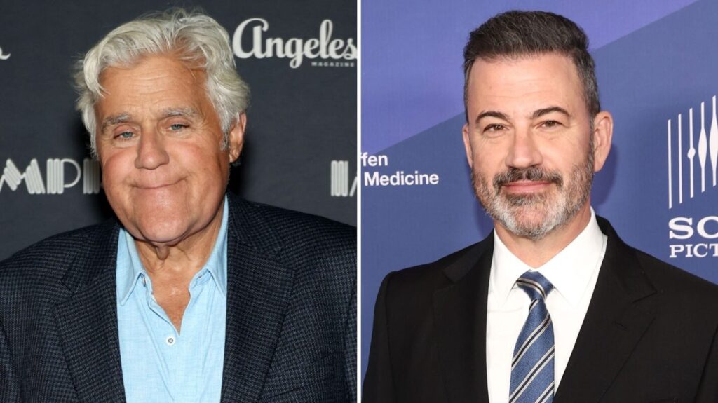 Jay Leno Speaks Out About Jimmy Kimmel Getting Take Off Air by ABC Jay Leno and Jimmy Kimmel