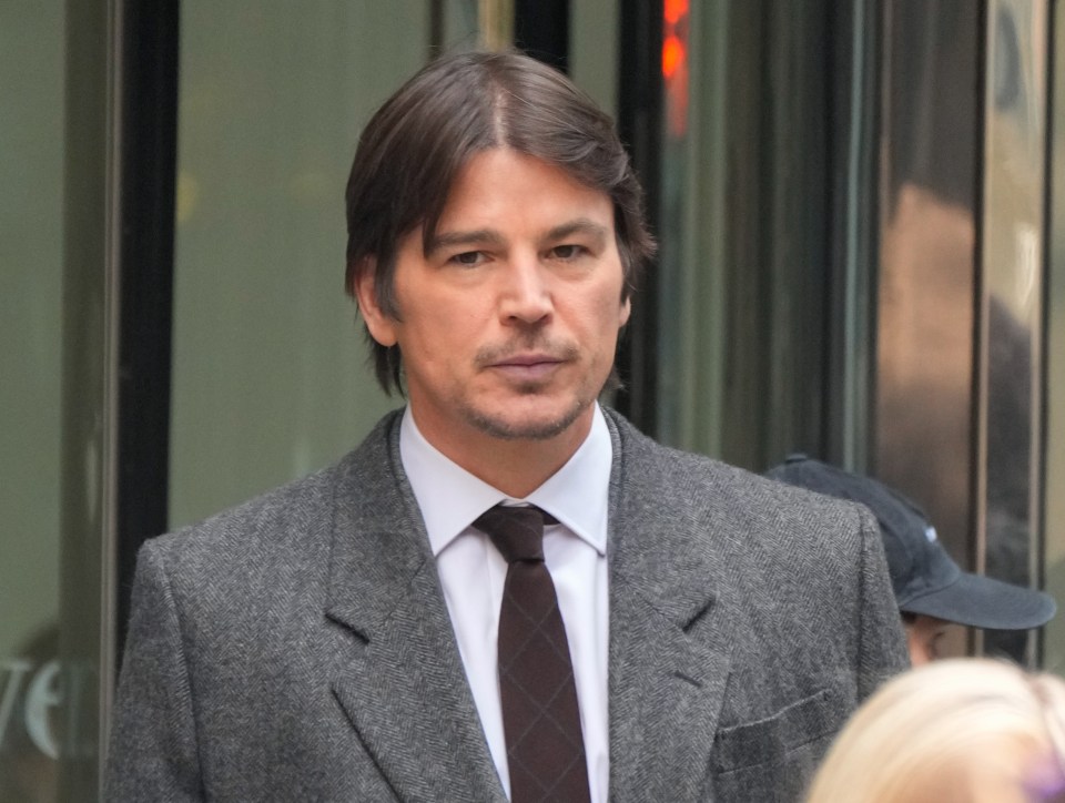Josh Hartnett on the movie set of 'Verity'.