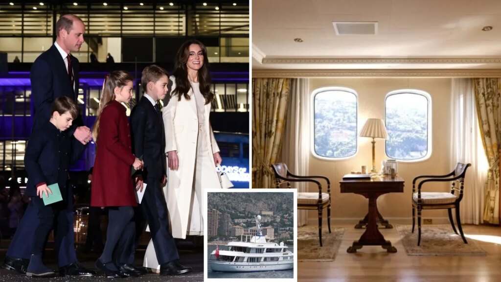Inside William and Kate's superyacht family holiday