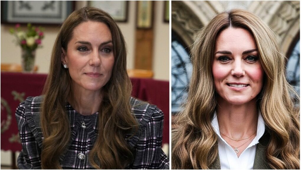 A royal U-turn: Kate Middleton goes back from blonde to darker hair A royal U-turn: Kate Middleton goes back from blonde to darker hair
