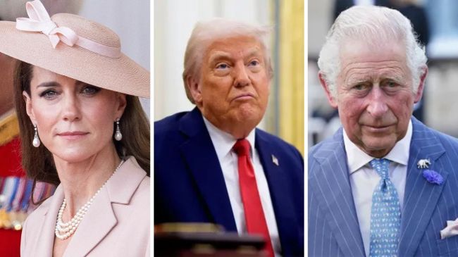 King Charles & Kate Middleton Snub President Donald Trump During Visit