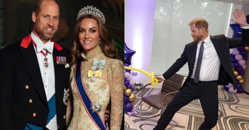 The real royal feud is between the King and Prince William.