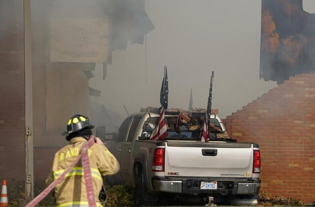 2 dead, 8 injured in Michigan after man rams truck in to Mormon church and opens fire.