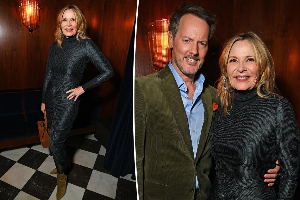 Kim Cattrall pictured on rare public outing with boyfriend Russell Thomas Kim Cattrall pictured on rare public outing with boyfriend Russell Thomas