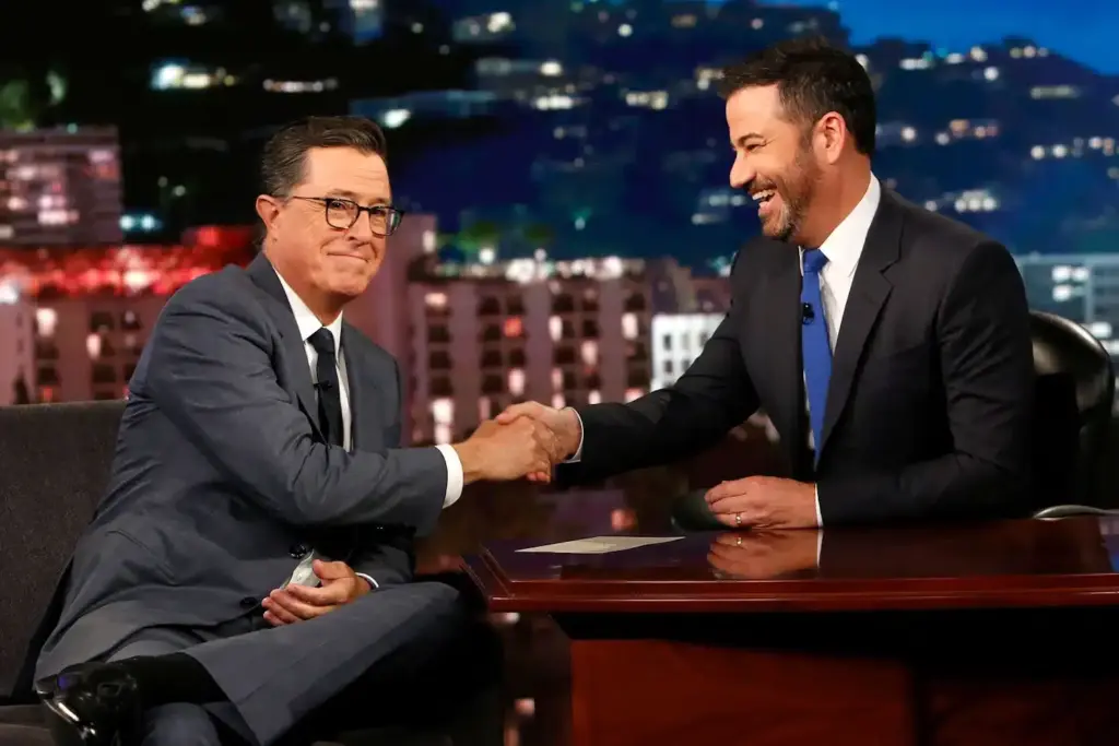 Kimmel and Colbert to Guest on Each Other’s Shows—on the Same Night Stephen Colber, Jimmy Kimmel