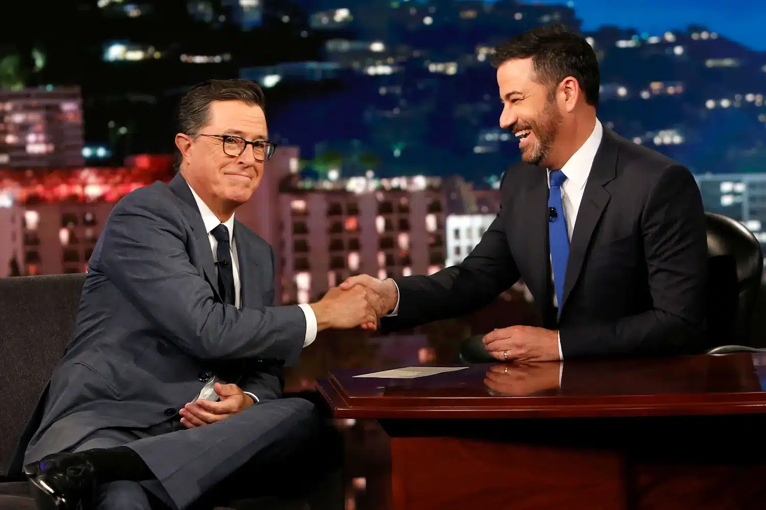 Stephen Colber, Jimmy Kimmel