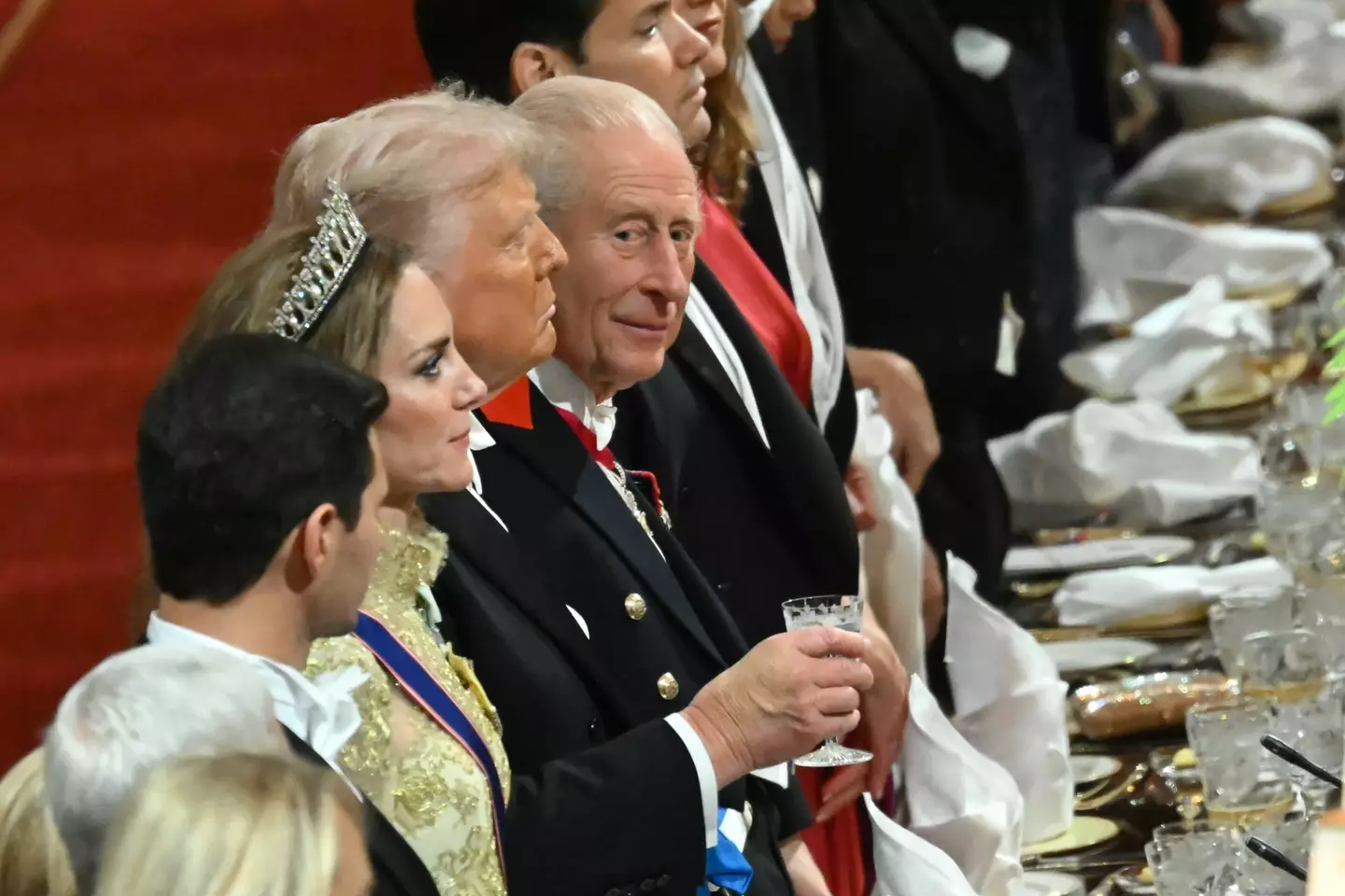 The speech paid compliments towards both Prince William and Kate Middleton (Andrew Caballero-Reynolds-WPA Pool/Getty Images)