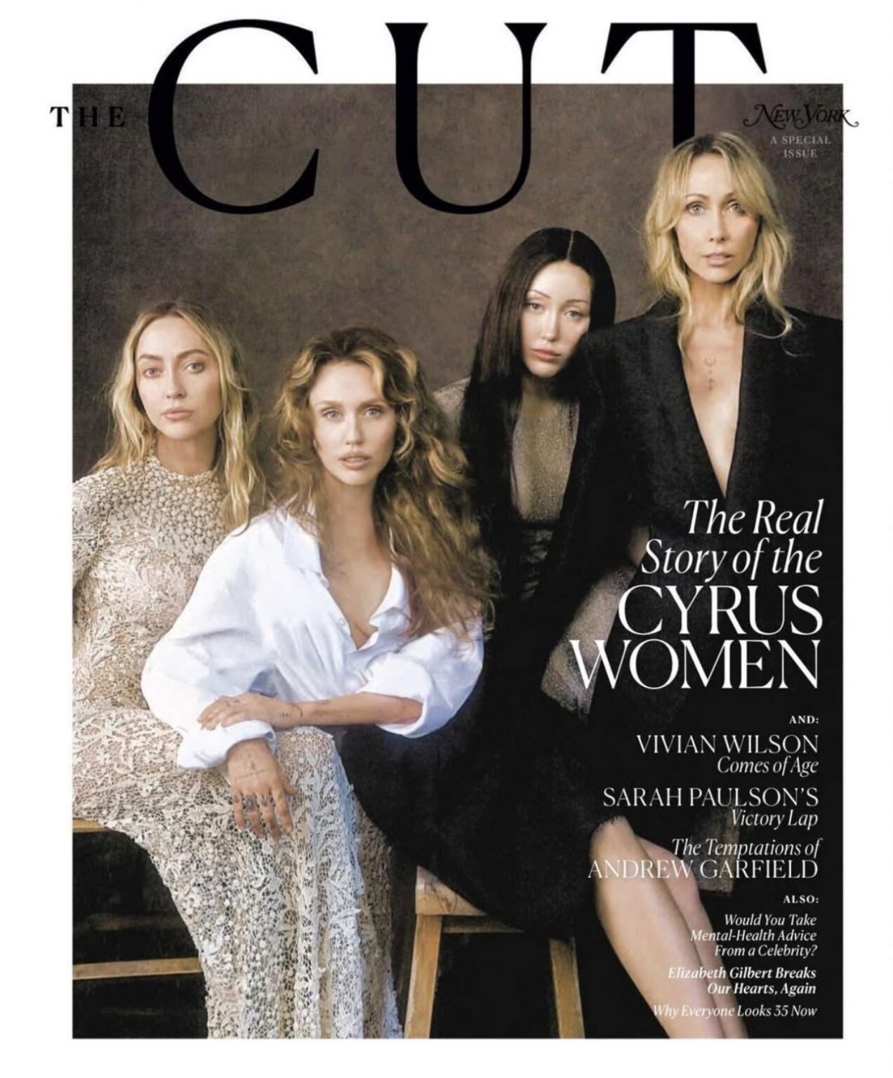 Miley, Brandi, Noah & Tish Cyrus grace the cover of The Cut.