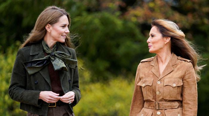 Kate welcomes Melania Trump to Meghan's former home Frogmore Cottage