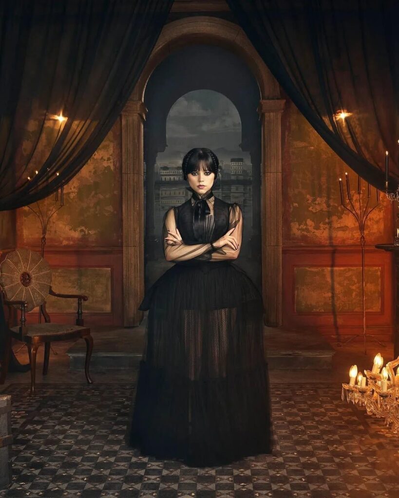 First look inside the gothic Venetian Gala from 'Wednesday'