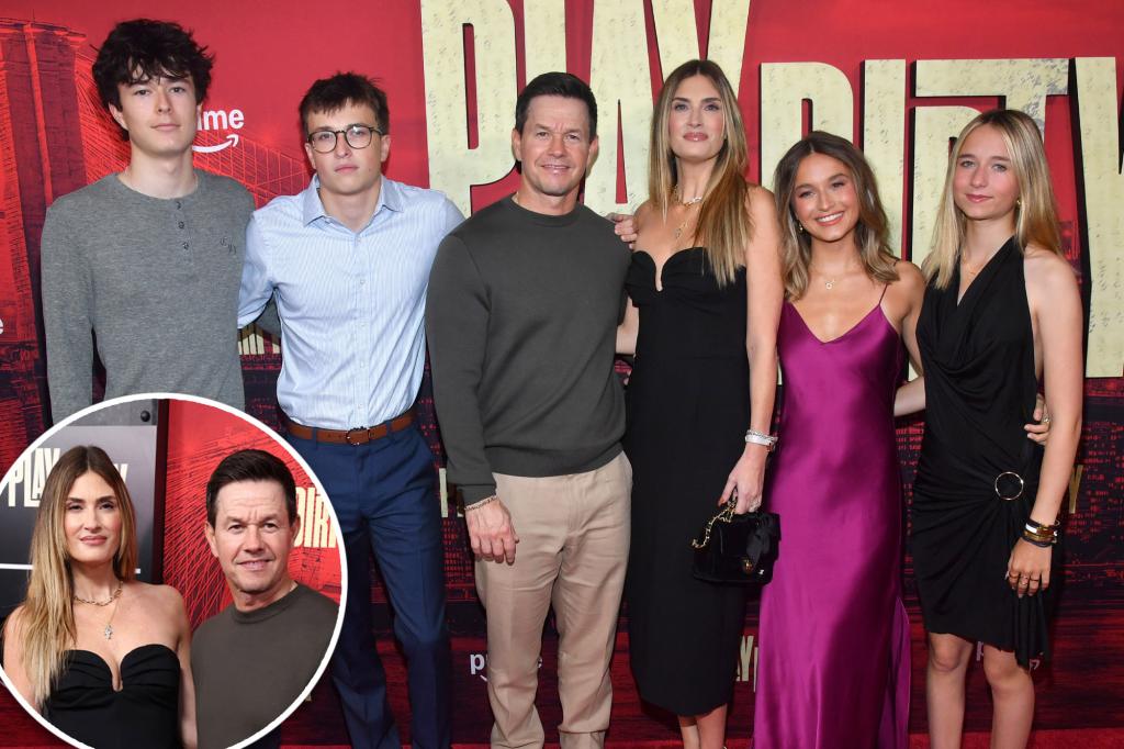 Mark Wahlberg, Rhea Durham’s kids make red carpet appearance at ‘Play Dirty’ premiere Mark Wahlberg, Rhea Durham's kids make red carpet appearance at 'Play Dirty' premiere