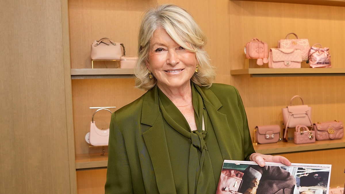 Martha Stewart at the launch of the Book of Iconic Bags in September 2025.