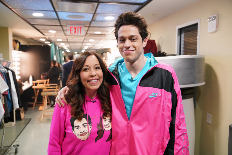 Amy Davidson and Pete Davidson.