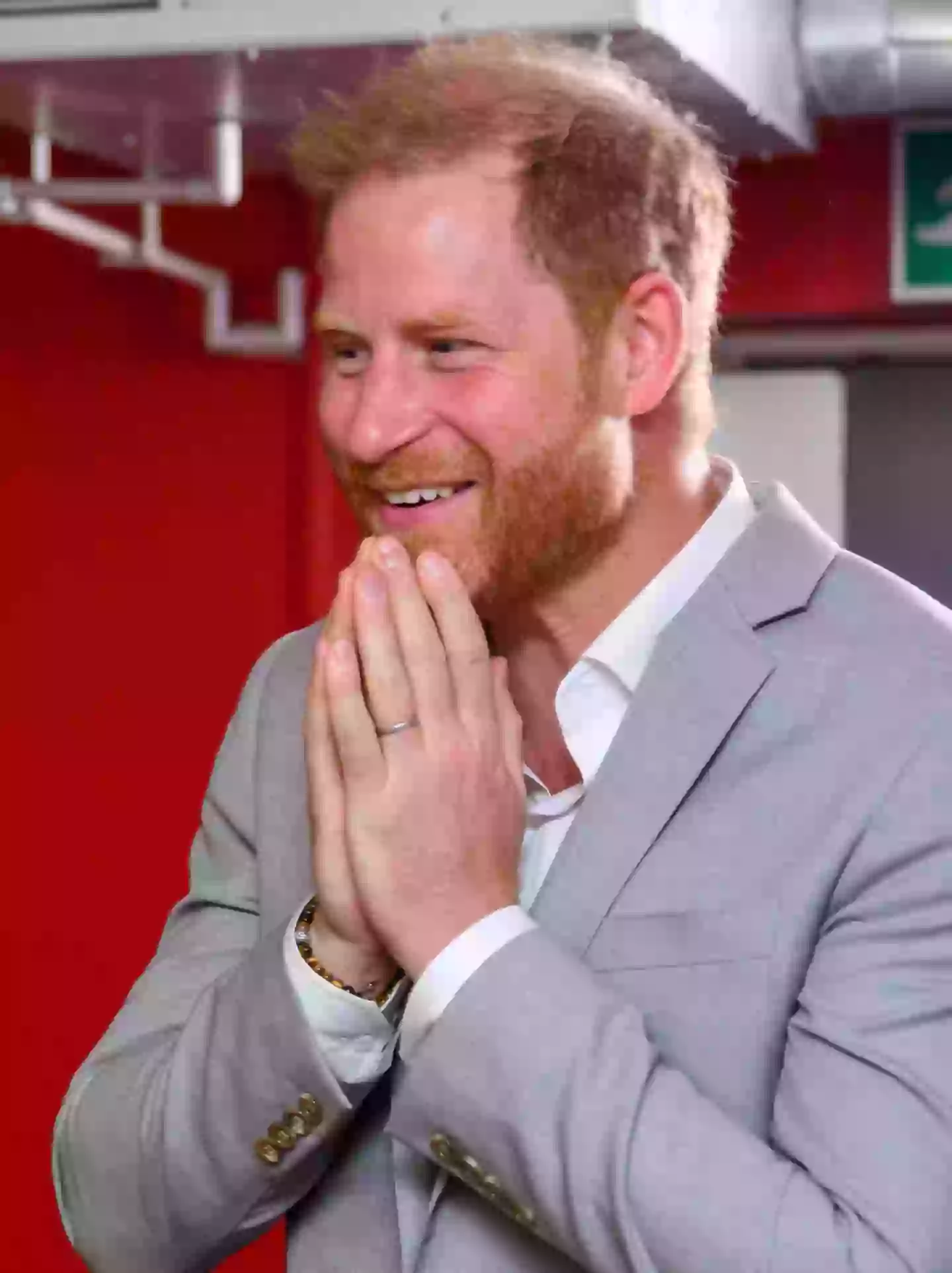 Prince Harry has donated a very generous $1.5 million (£1.1 million) to Children in Need during his UK visit (PA)
