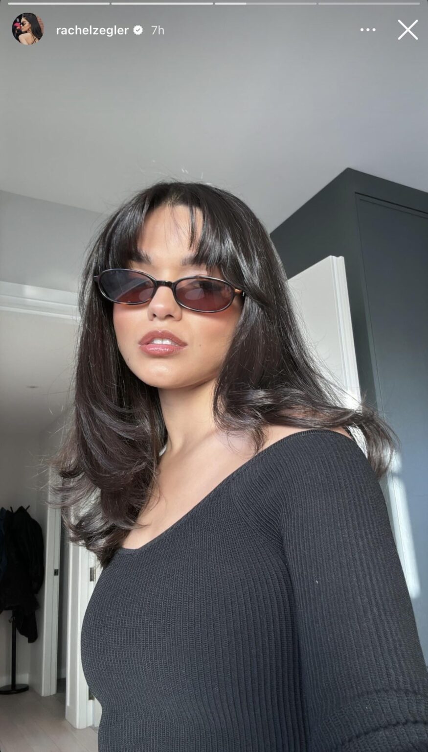 Rachel Zegler debuts new hairstyle on IG story