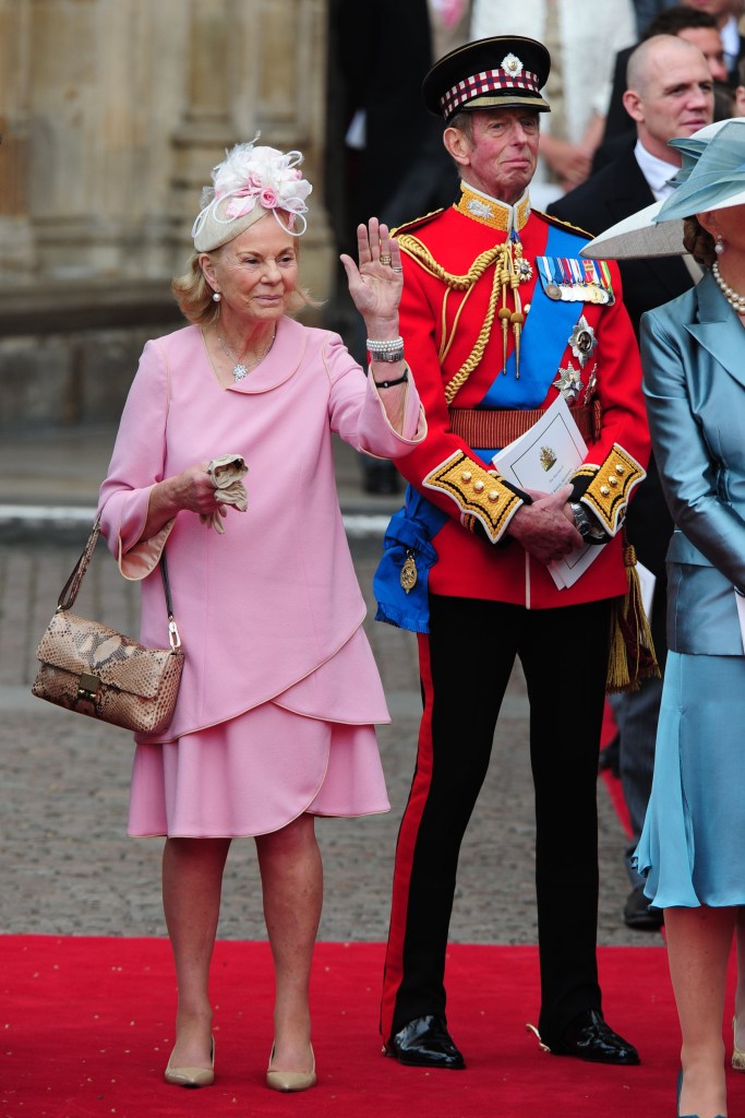 Duke and Duchess of Kent at Prince William and Kate Middleton's 2011 wedding